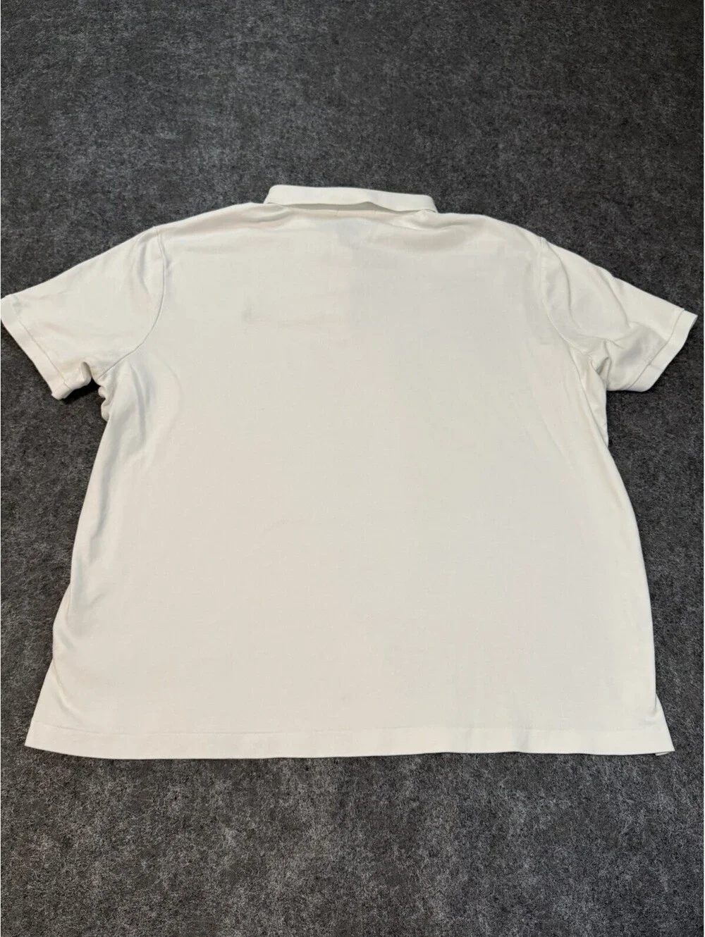 Polo Ralph Lauren Mens XL White Classic Fit Cotton Short Sleeve Polo Shirt